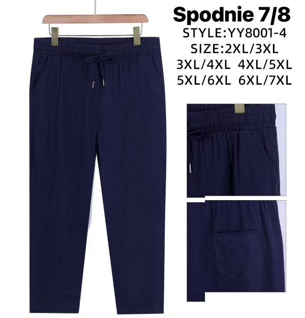 Spodnie damskie 7/8 Roz 3XL-7XL, Mix Kolor Paczka 10 szt 1